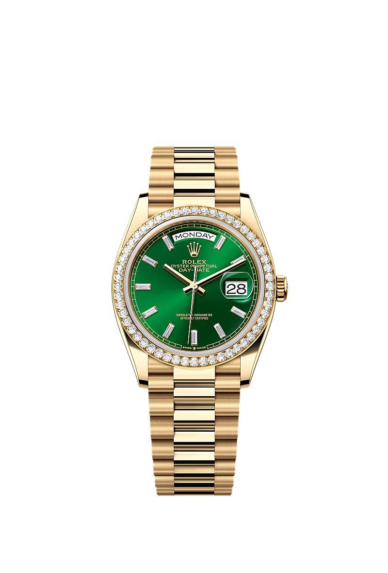 Role_x Green Dial Diamond