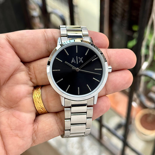 Arman_i Exchange Silver Black Dial